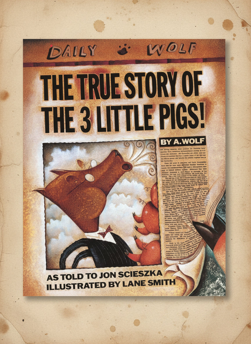 The True Story of the 3 Little Pigs- By A. Wolf As Told to Jon Scieszka