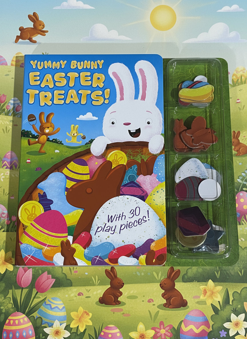Yummy Bunny Easter Treats! With 30 Play Pieces!- By William Boniface