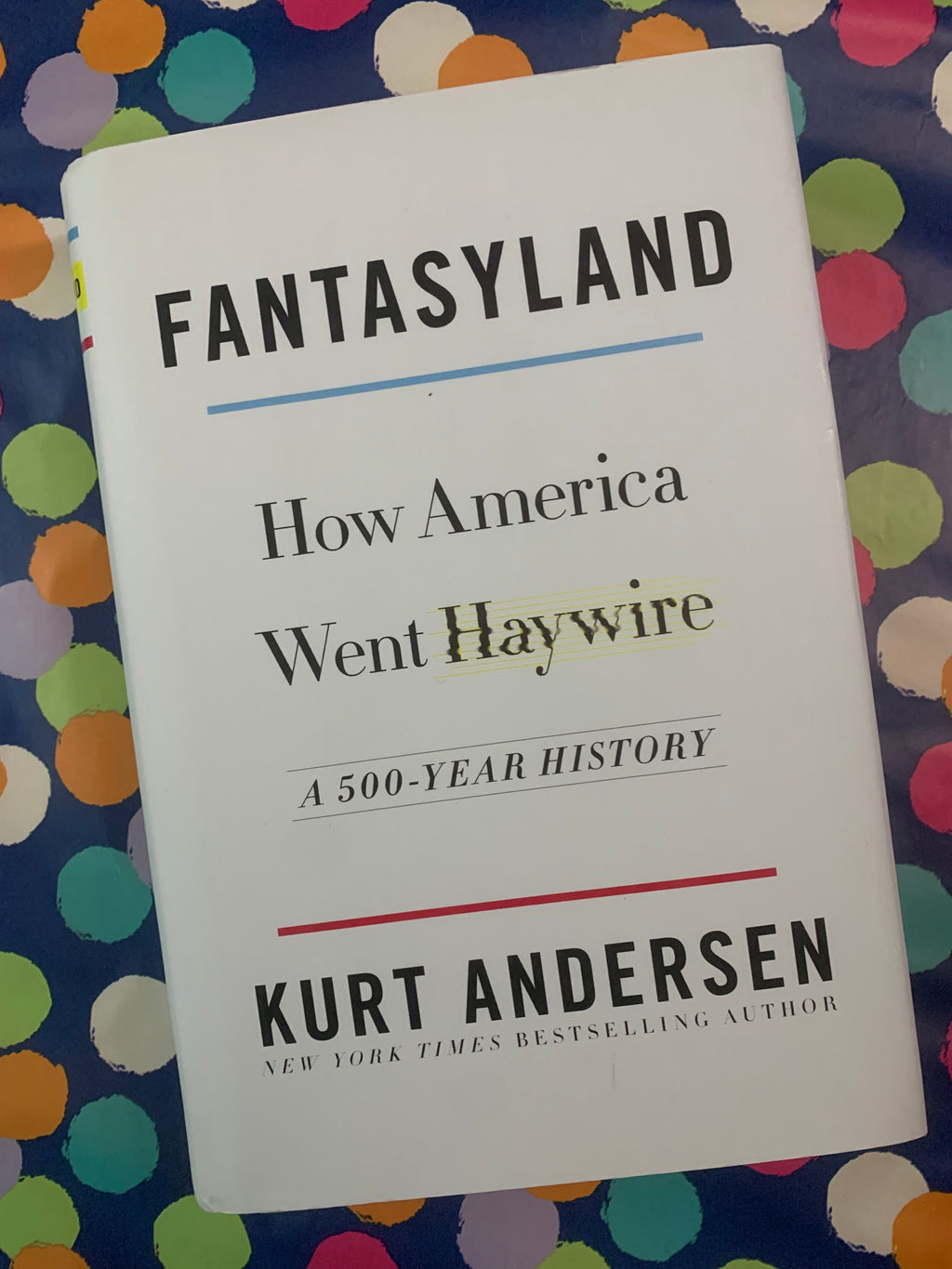 Fantasyland: How America Went Haywire a 500-Year History- By Kurt Andersen