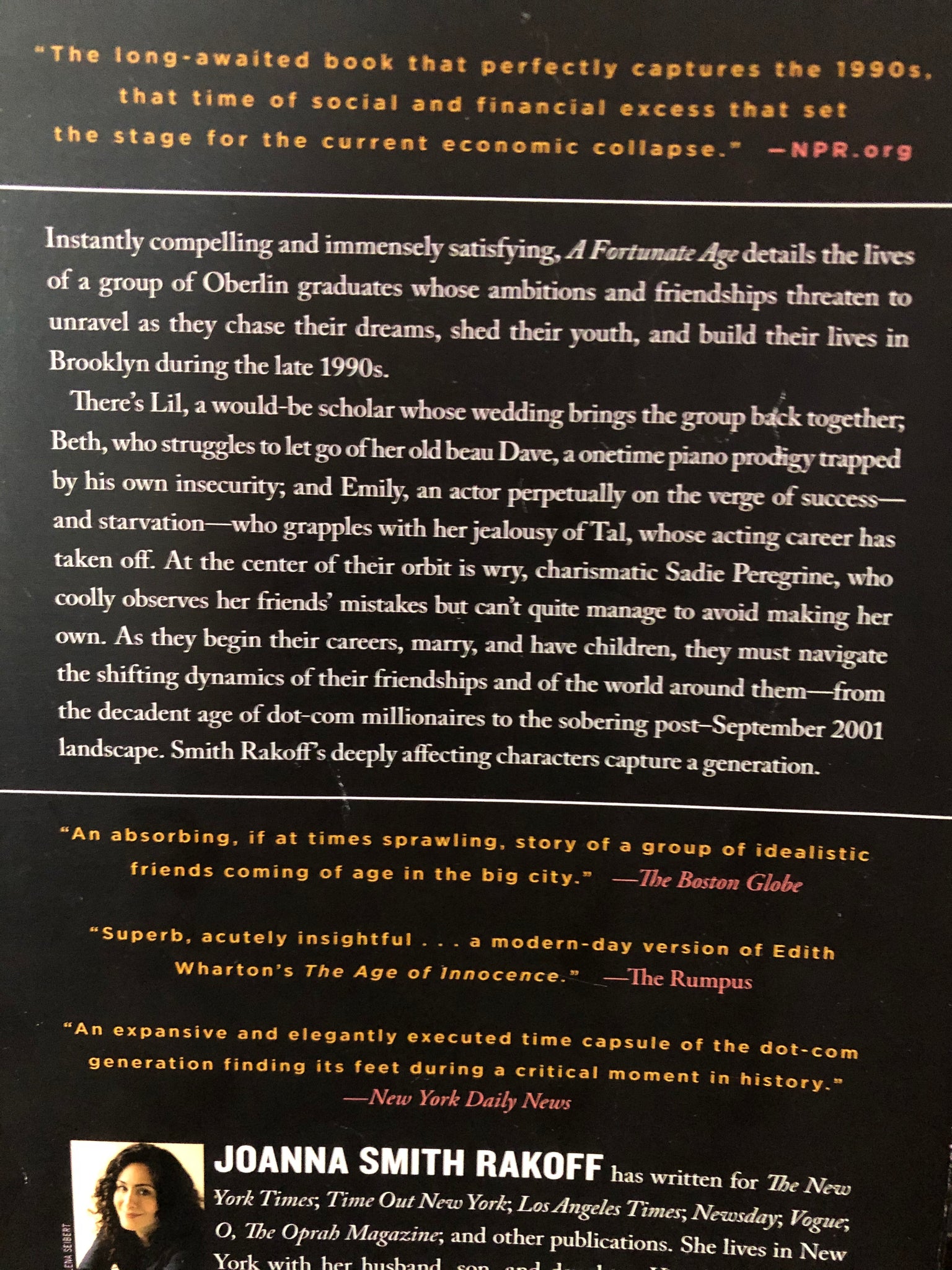 A Fortunate Age- By Joanna Smith Rakoff
