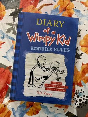 Diary of a Wimpy Kid: Rodrick Rules (Book 2)- By Jeff Kinney